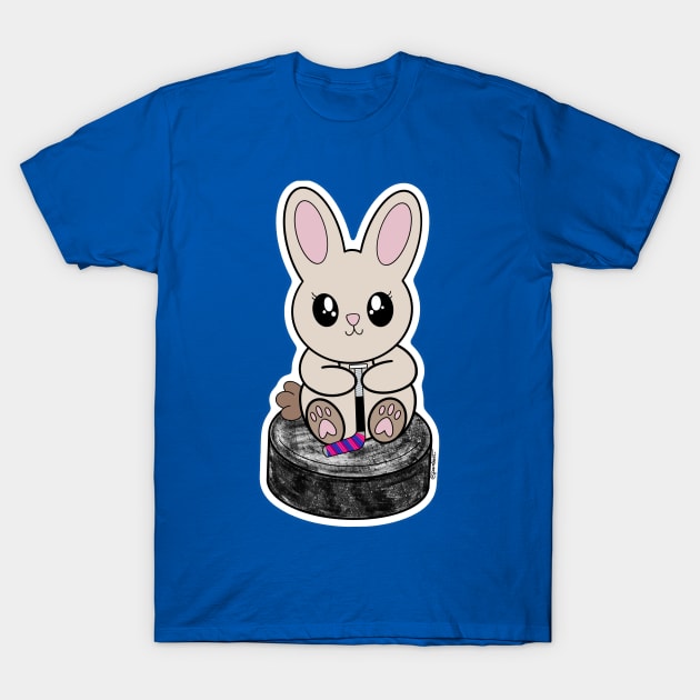 Puck Bunny (Bisexual) T-Shirt by jberoldart